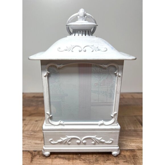 White LED Christmas Lantern With Santa & Tree - Picture 4 of 7